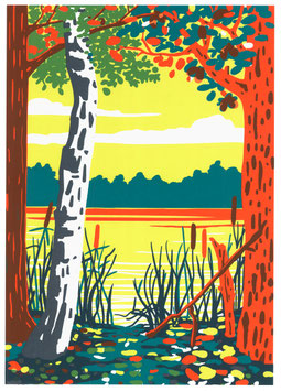 Siebdruck: Carefree Summer