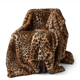 Luxury LEO Blanket Amber  XXL