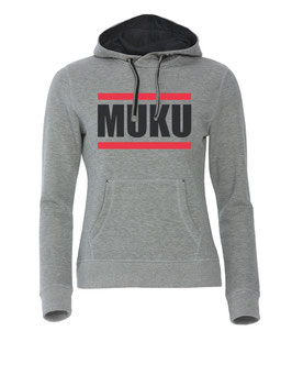 MUKU WOMAN HOODIE GREY