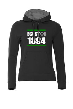 EGGSTOI 1894 WOMAN HOODIE BLACK