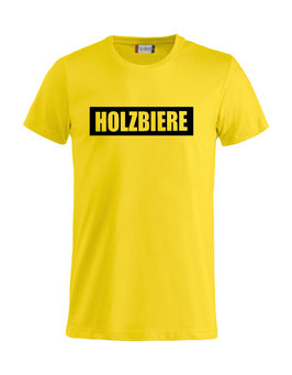 HOLZBIERE T-SHIRT WOMAN (YELLOW)