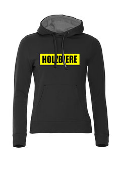 HOLZBIERE WOMAN HOODIE (BLACK)