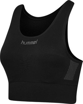 FIRTST SEAMLESS SHORT BRA WOMEN (BLACK)