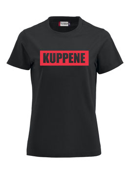 KUPPENE T-SHIRT WOMAN BLACK