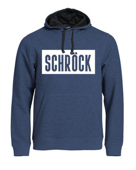 SCHRÖCK HOODIE (BLAUMELIERT)