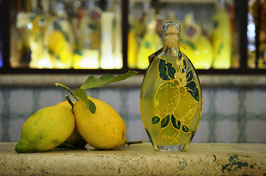 Sogliola cc. 200 Decorata a mano Limoni