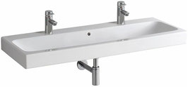 Waschtisch iCon 120x48,5 cm mit 2-Hahnlöchern Gerade 124020
