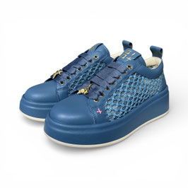 Sneaker - Raffia Azzurro
