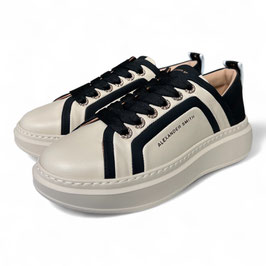 Wembley - Ribbed Nude Black