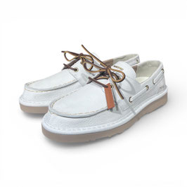 Lace Up - Nabuk White