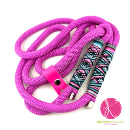 Retriever-Leine Wutz Design "Pink"