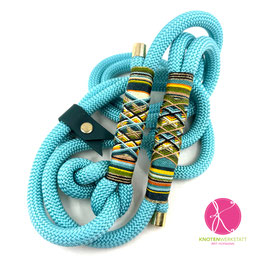 Retriever-Leine Wutz Design "Türkis"