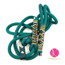 Retriever-Leine Wutz Design "Smaragd"