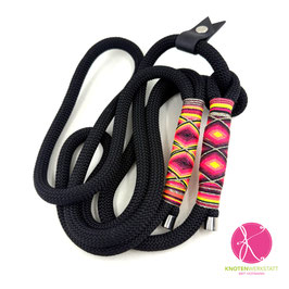 Retriever-Leine Wutz Design "Neon-Raute"