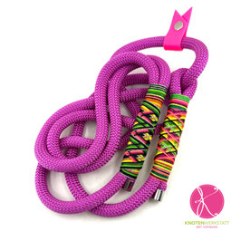 Retriever-Leine Wutz Design "Fuchsia"