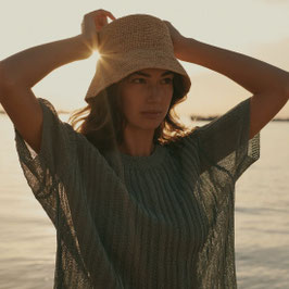 Summum - Short Sleeve Knit Smooth Rope Glacier Blue