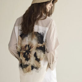 Summum - Blouse With Flower On The Back