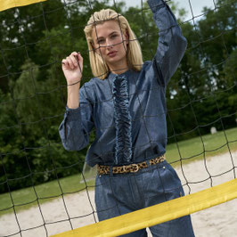 Coster CPH - Denim Shirt with Ruffles
