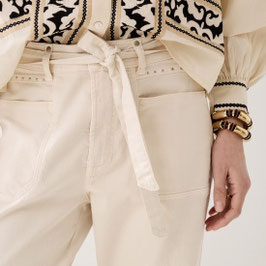 Summum - Tapered Trousers With Belt