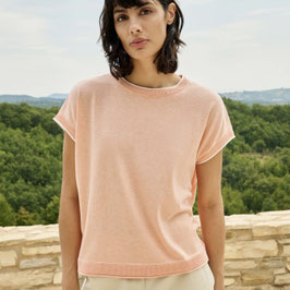 YAYA - Knit Short Sleeve Peach Palazzo Orange