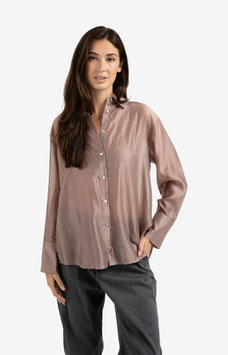YAYA - Sheer Blouse With Refined Back Detail
