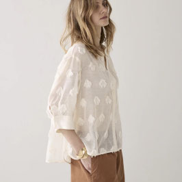 Summum - Blouse A-Line 3D Dots Ivory