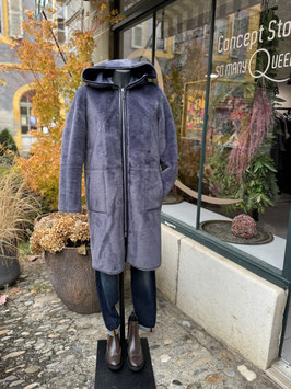 Rino & Pelle - Reversible Coat Ova Night Grey