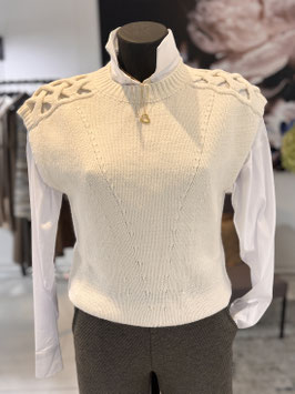 YAYA - Sleeveless Sweater Off-White