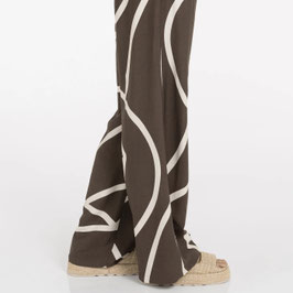 YAYA - Woven Pants Wide Legs Chocolate Brown
