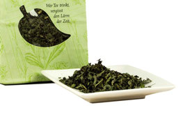Wohlfühltee Bio - Grüntee-Minze-Mischung