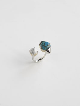 FIFS STUDS RING Turquoise