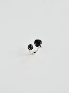 FIFS Studs Onyx RING  blue pietersite