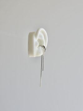 C Chain S  EAR CUFF  Silver