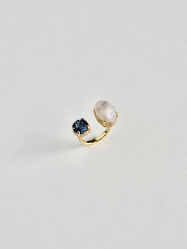 FIFS RING Rainbow moonstone