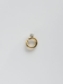 CH-M EAR CUFF  Gold Howlite square