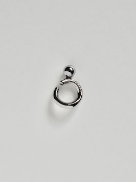 CH-M EAR CUFF Silver Hematite