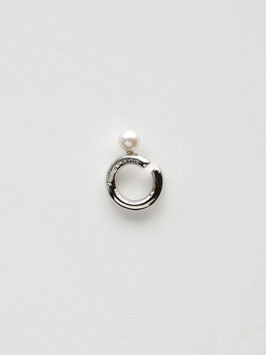 CH-M EAR CUFF Silver Pearl