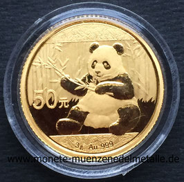 50 Yuan China Panda 2017