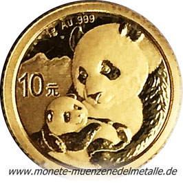 10 Yuan China Panda  2019
