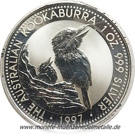1 Dollar Kookaburra  Australien 1997