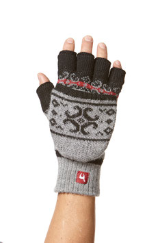 Wunderschöne Alpaka Känguru-Kurzfingerhandschuhe