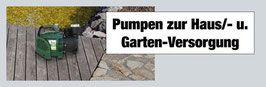 Garten-Haus Pumpen "Mr. Gardener" B3