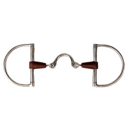 Doppelt gebrochene D-Ring Leder Trense