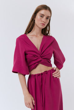 "Orchid Blouse - Fuchsia" by amt.