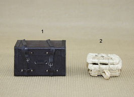Miniatur Koffer, Bambus Schatulle