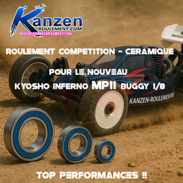 Set KYOSHO MP11 INFERNO NITRO 24pcs #33028 Série Compétition ABEC-5