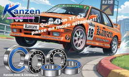 Set TT-02 BMW M3 Sport EVO Jägermeister KIT Tamiya #58760 16pcs Série Kanzen Compétition