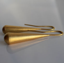 lange Tropfen Ohrringe aus 900 Gold