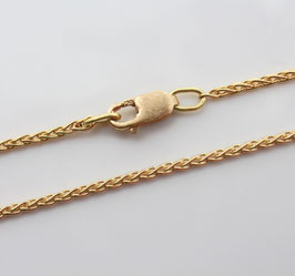 1,7mm Zopfkette aus 750 Gold