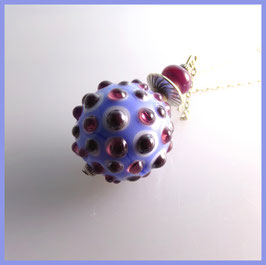 Collier en verre filé - "Lenya"